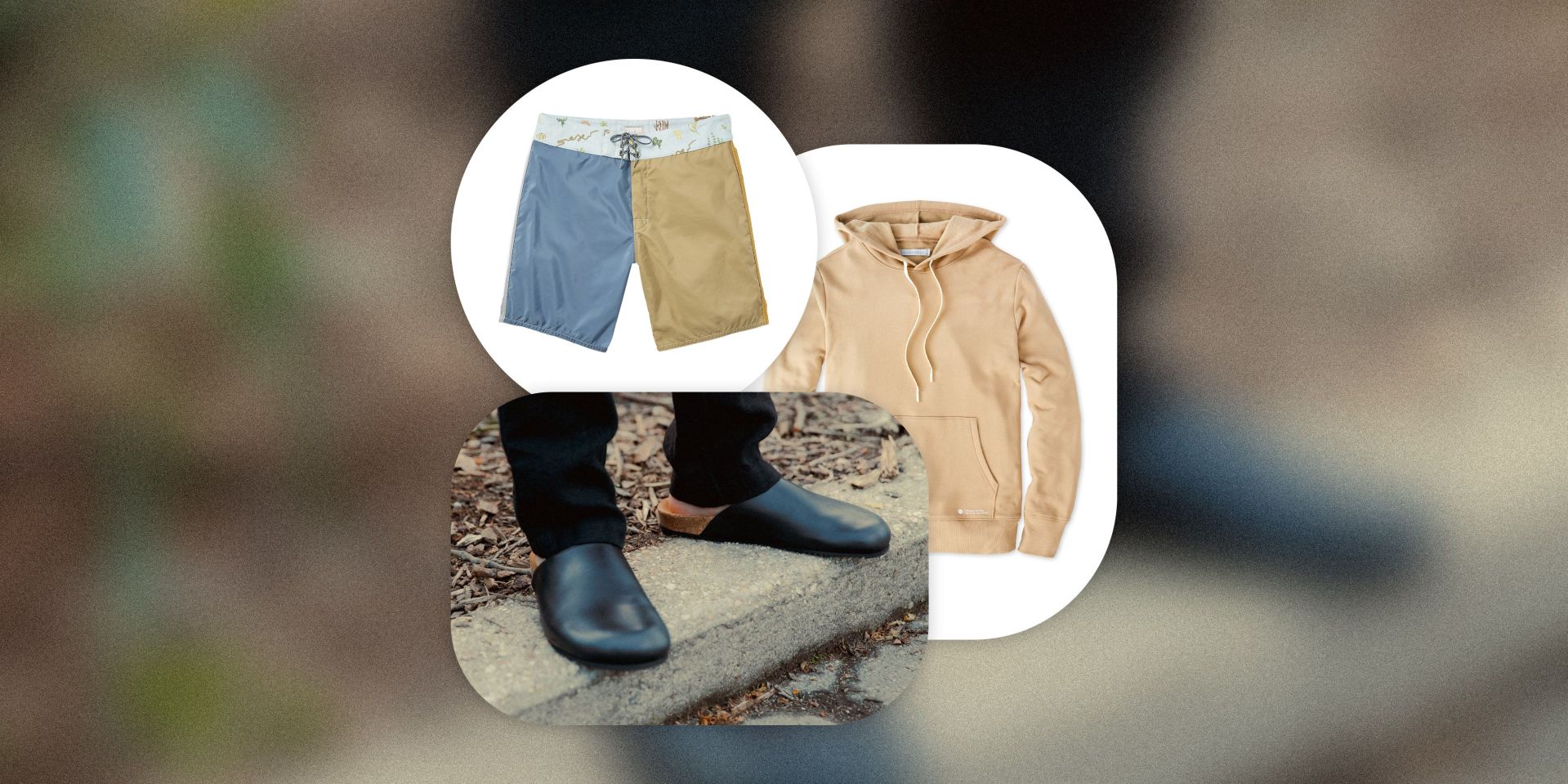 style x watches shorts, sweater, and mules