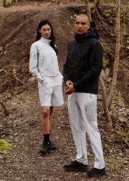 two models wearing arcteryx system a