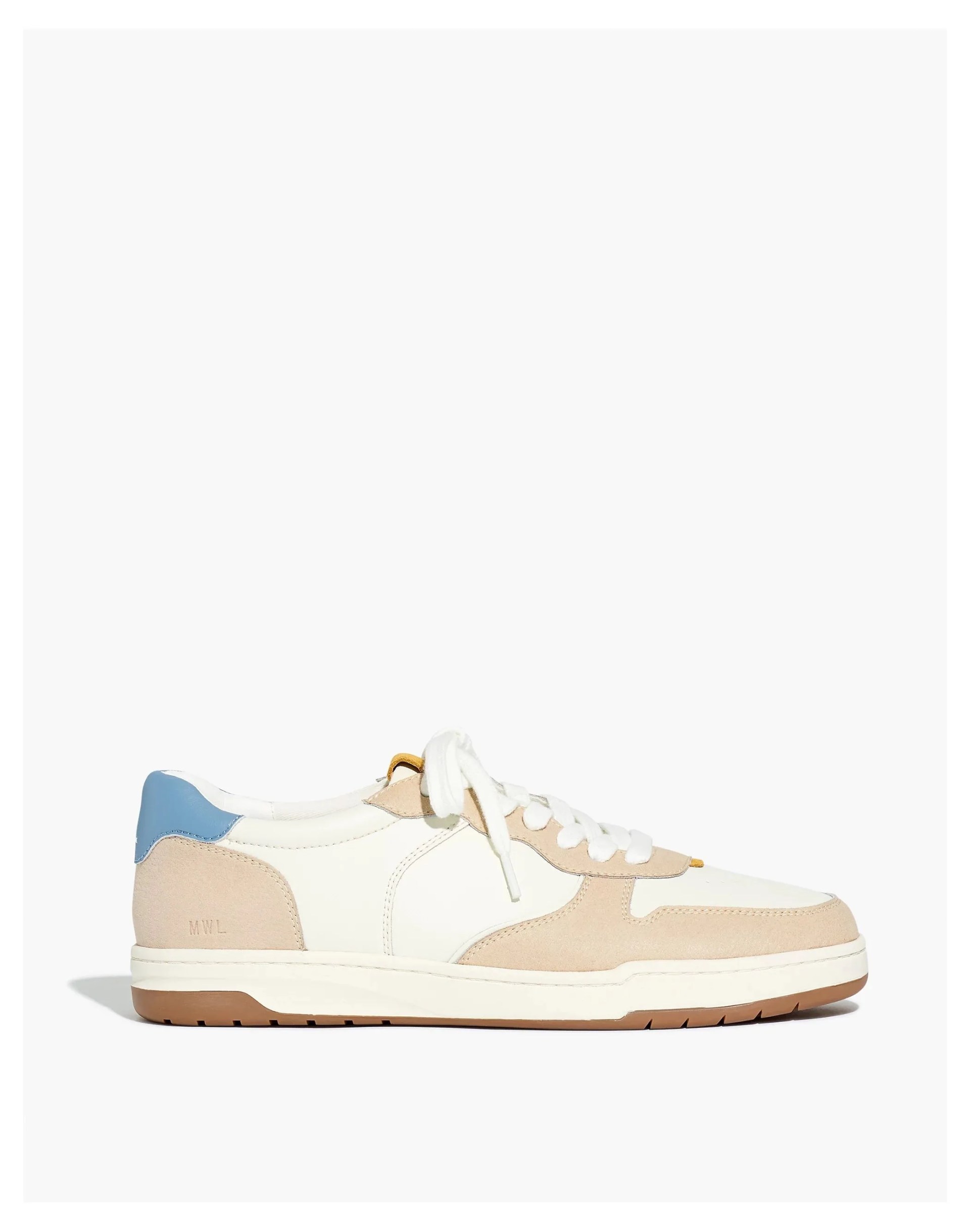 Court Sneakers in Leather and Nubuck