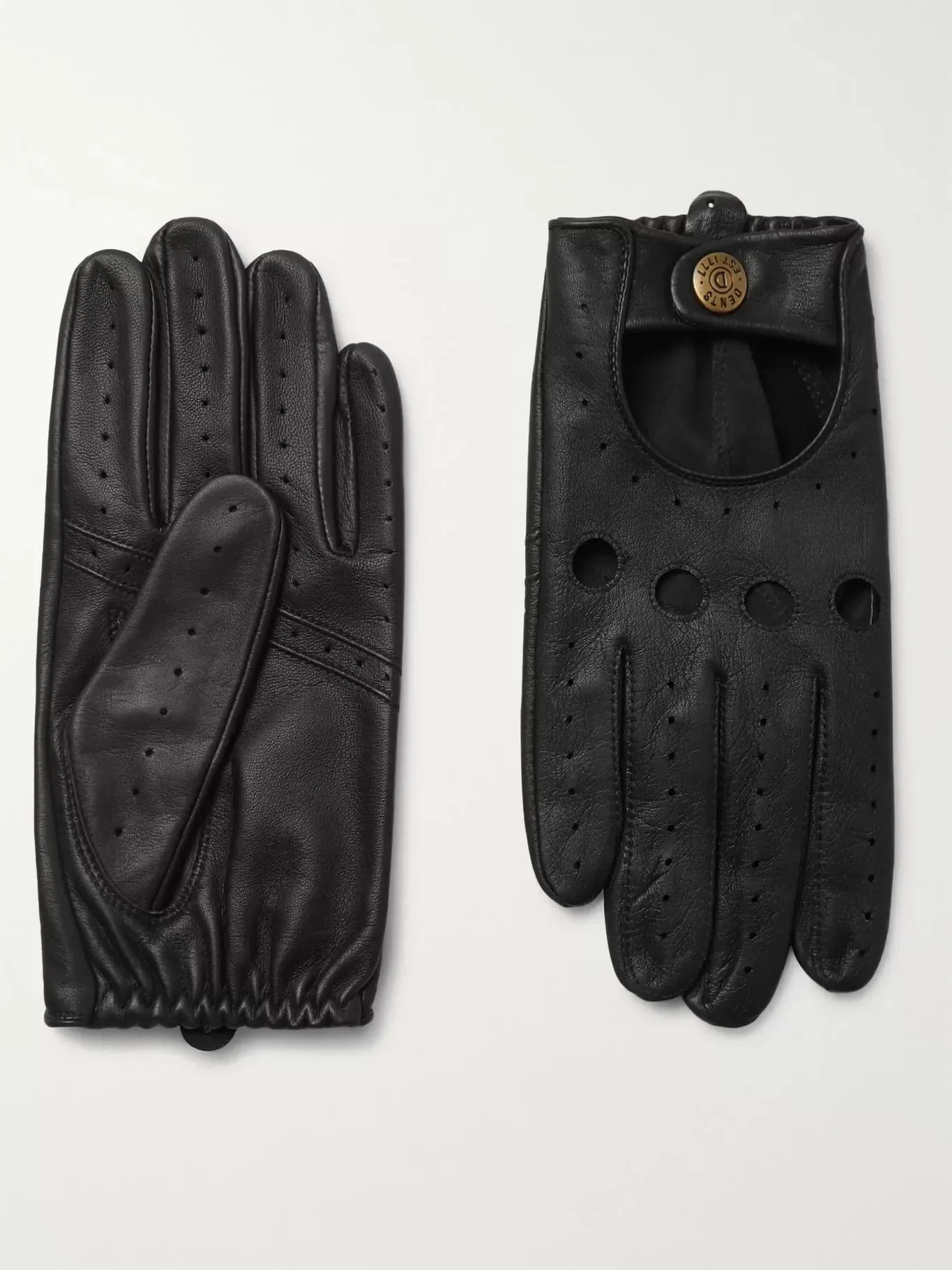 silverstone touchscreen leather driving gloves