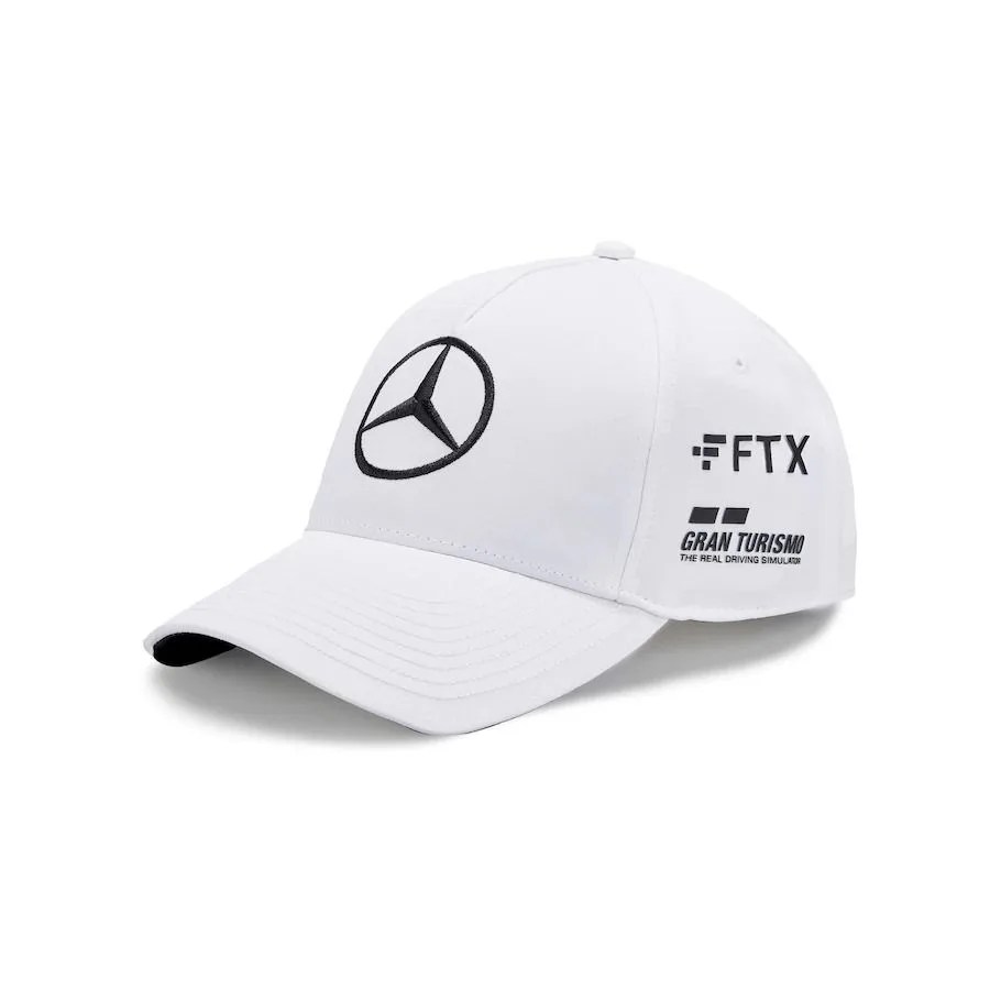 Mercedes AMG Petronas F1 2022 Lewis Hamilton Baseball Cap - White