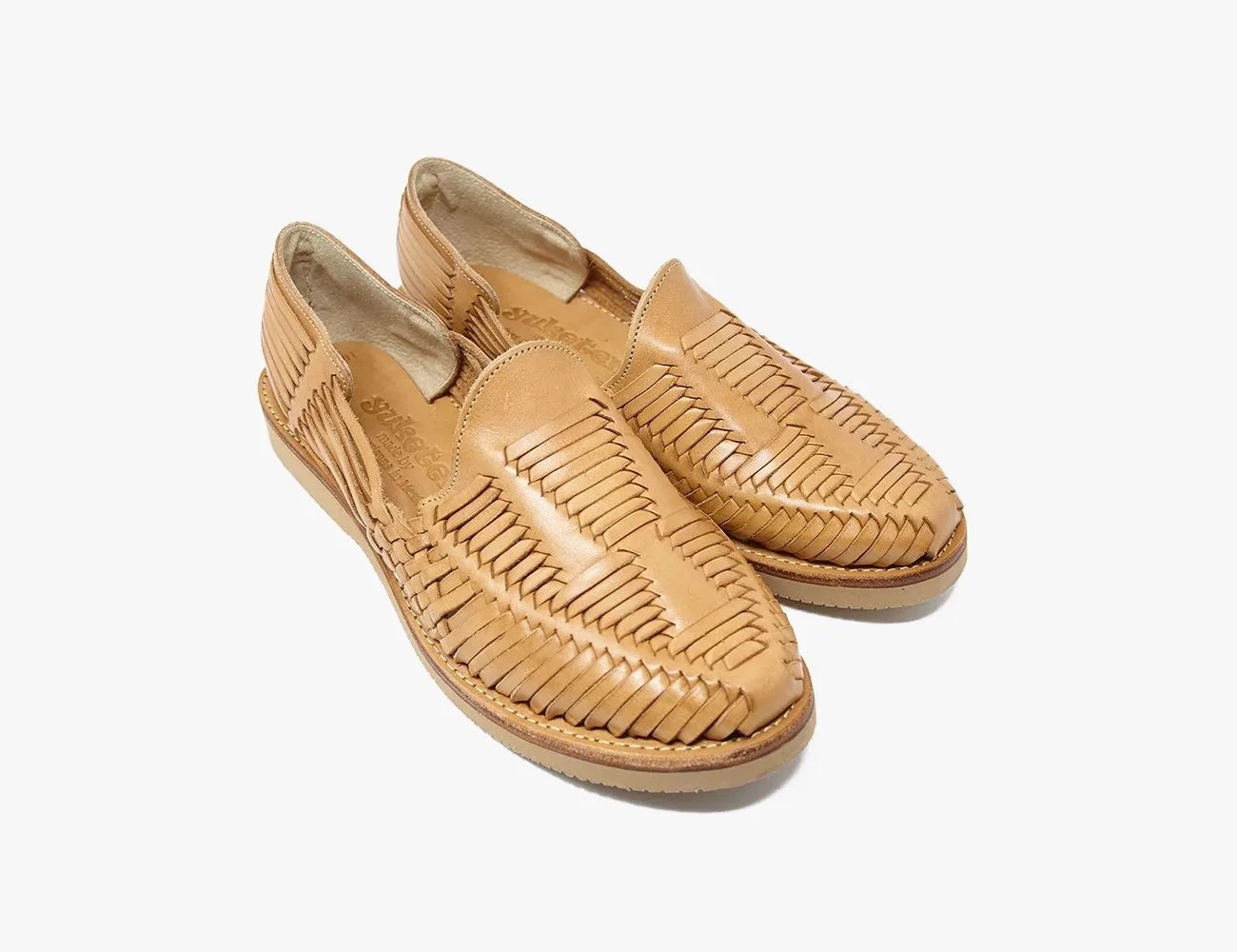 light brown Yuketen Alejandro Huarache Sandal
