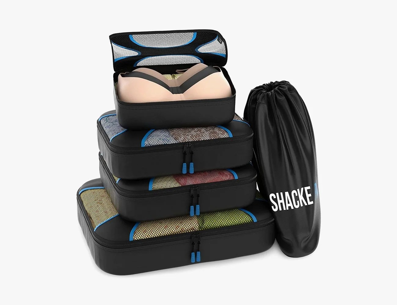 Shacke Pak Set of 5 Packing Cubes
