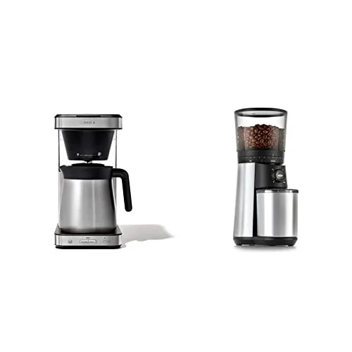 OXO Brew 8 Cup Coffee Maker & Conical Burr Coffee Grinder