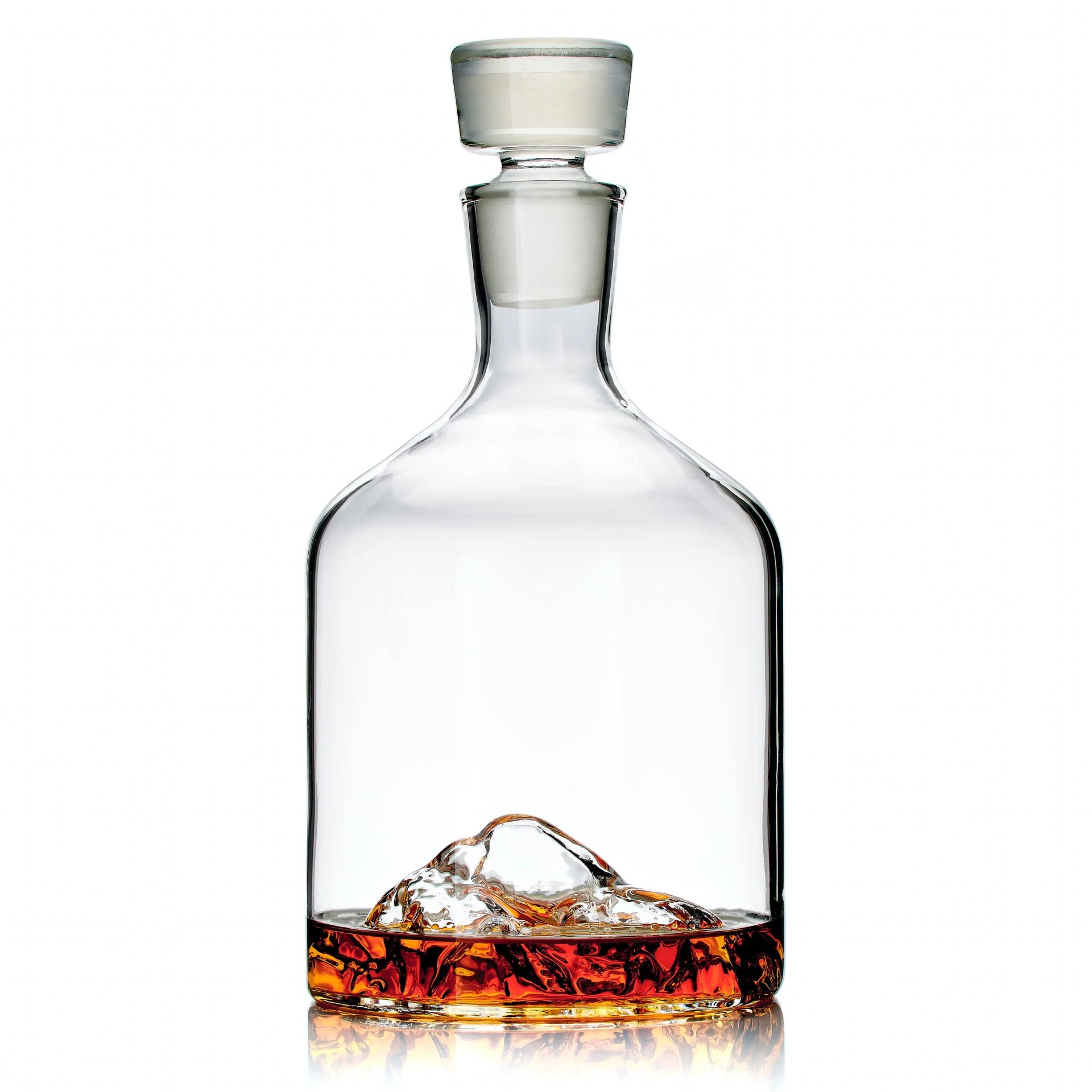 whiskey peaks mountain decanter