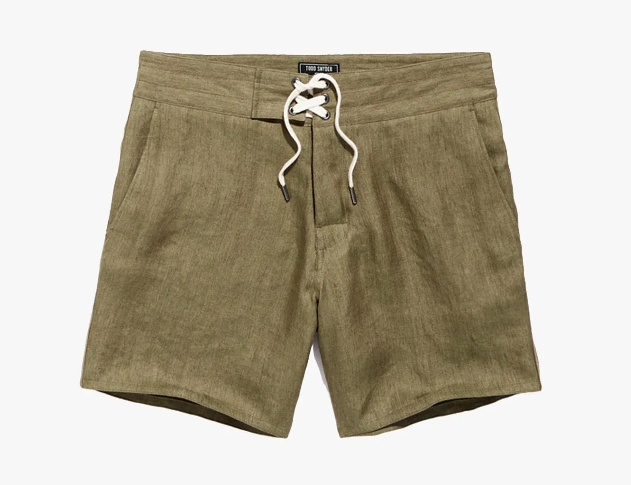 Birdwell x Todd Snyder Linen Short in Sage