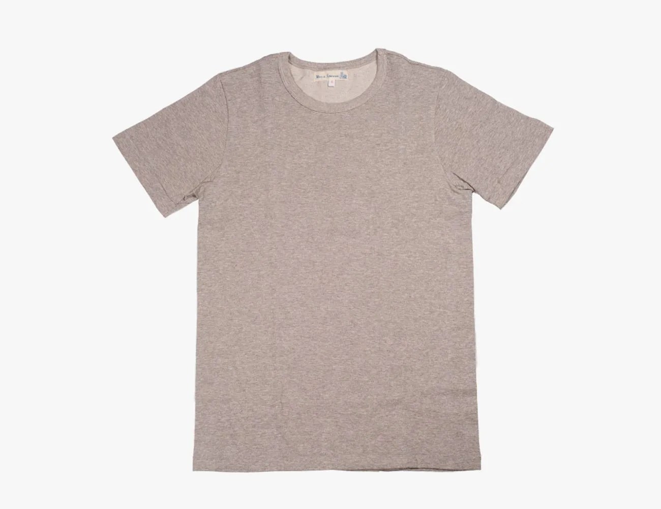 Merz b. Schwanen 2-Thread Heavy Weight T-Shirt - Gray Melange