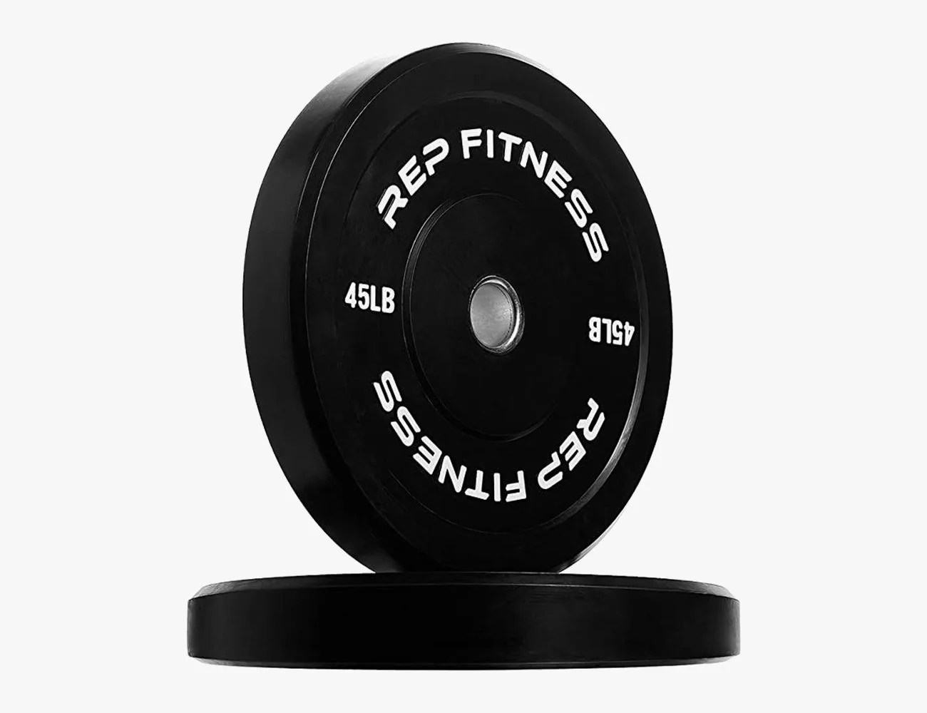 REP Fitness Black Bumper Plate