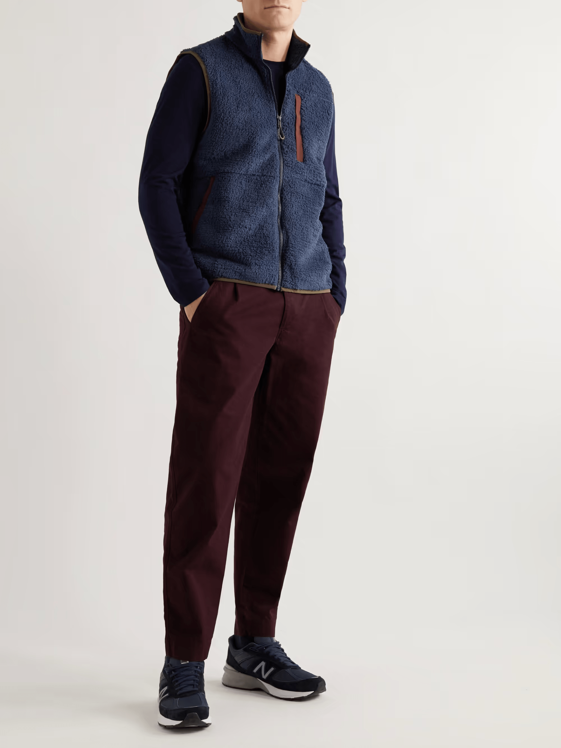 Skyline Slim-Fit Recycled Fleece Gilet
