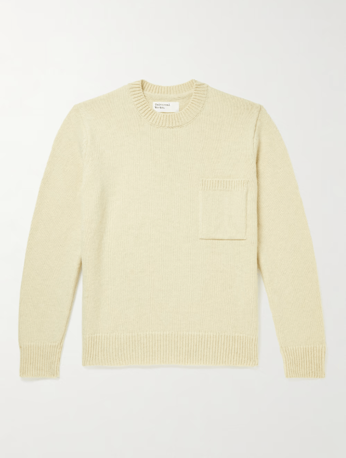 Cable Recycled Wool-Blend Sweater