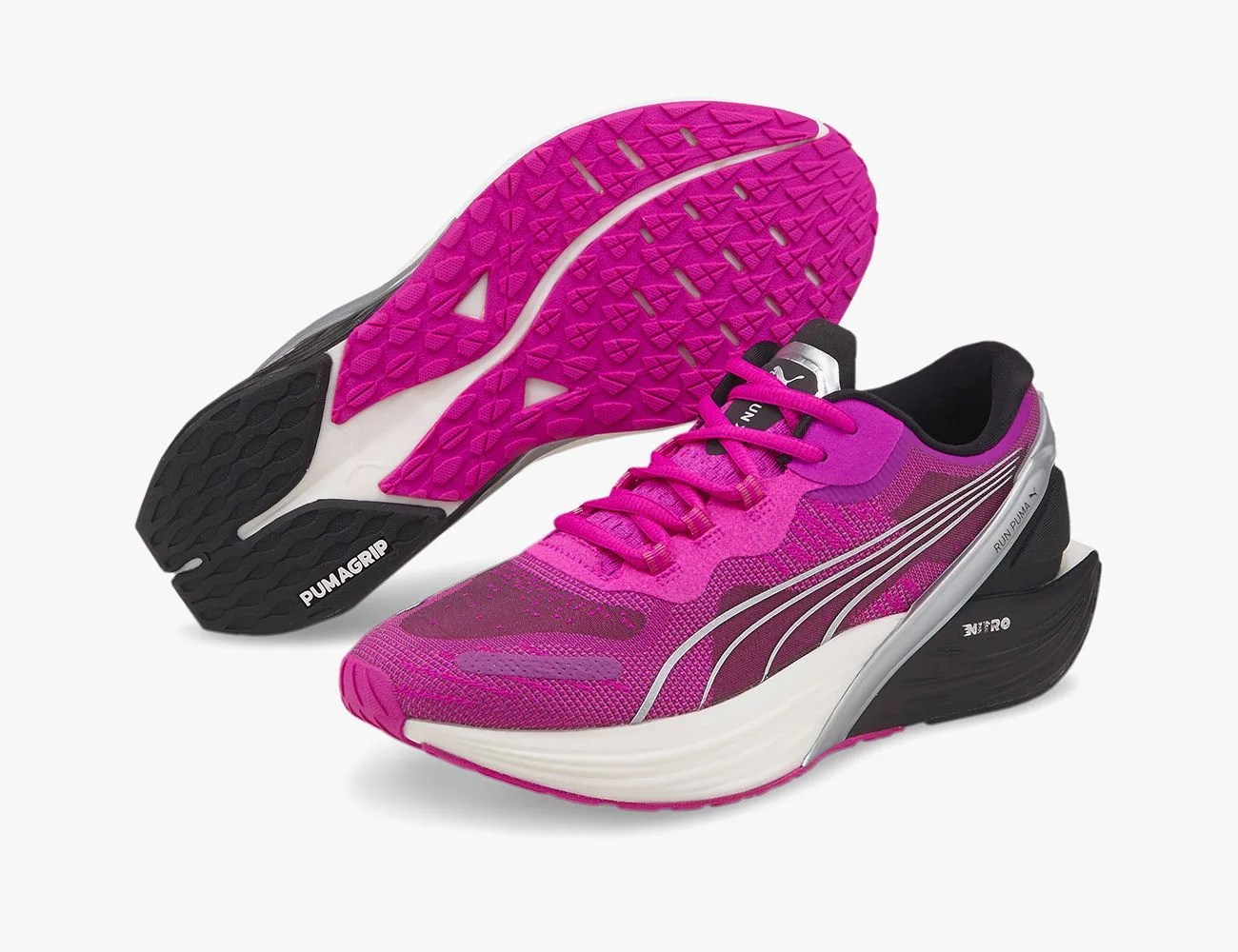 pink puma nitro xx sneakers