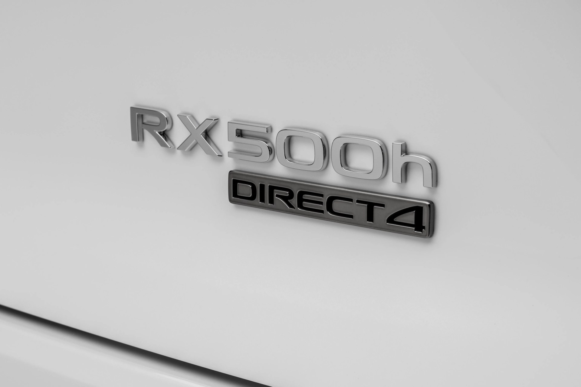 lexus rx 500 h f sport performance tailgate badge
