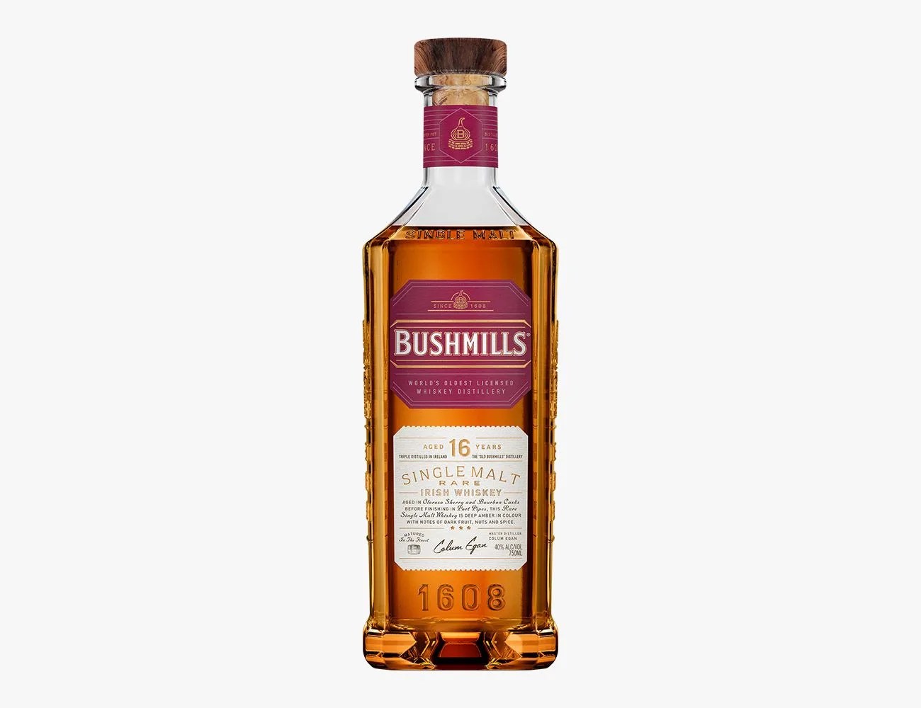bushmills 16 years single malt whiskey