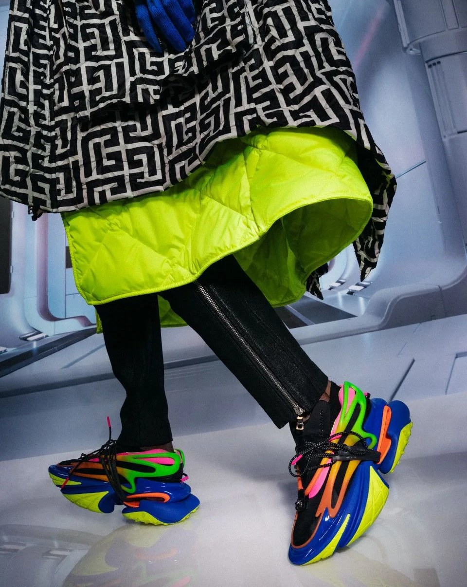 balmain men's unicorn sneaker