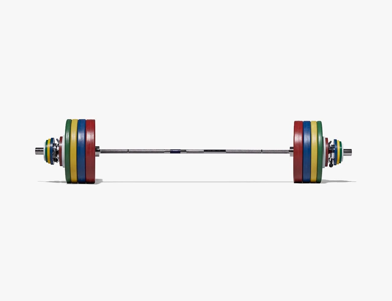 eleiko barbell and standardized color weight plates