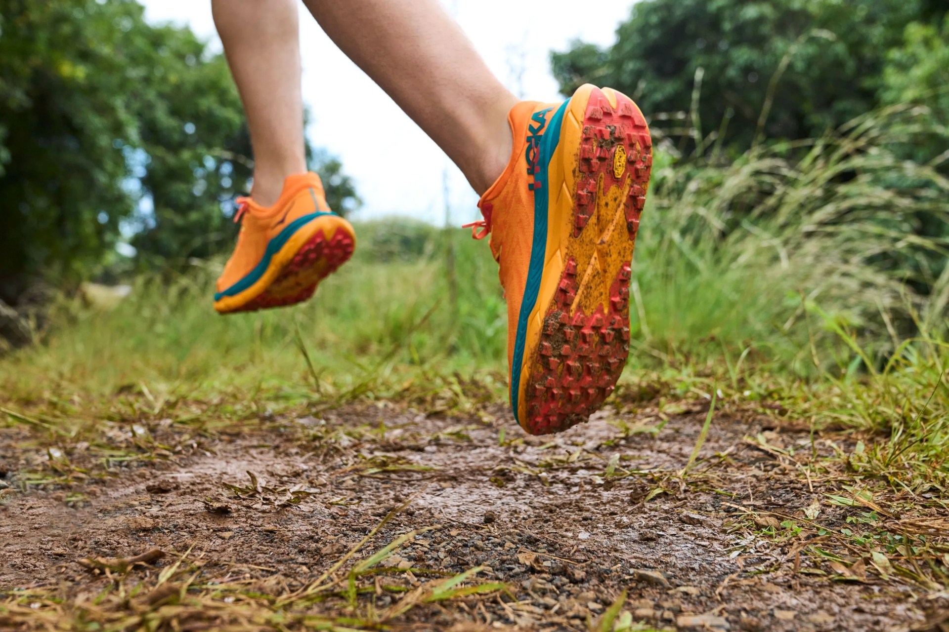 running in the hoka tecton x