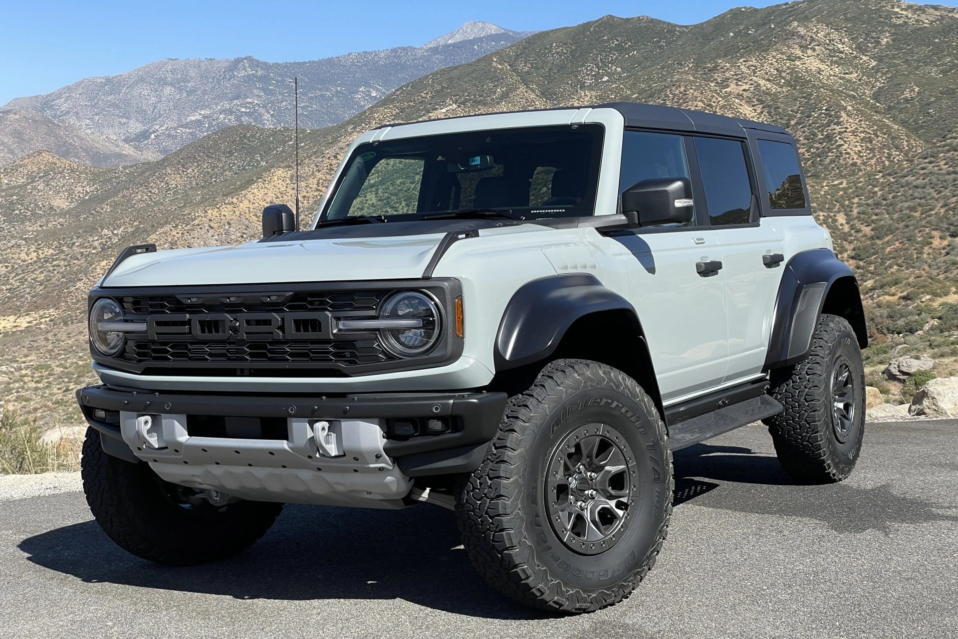 2023 ford bronco raptor cactus grey