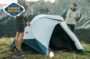 quechua 2 second easy fresh and black tent
