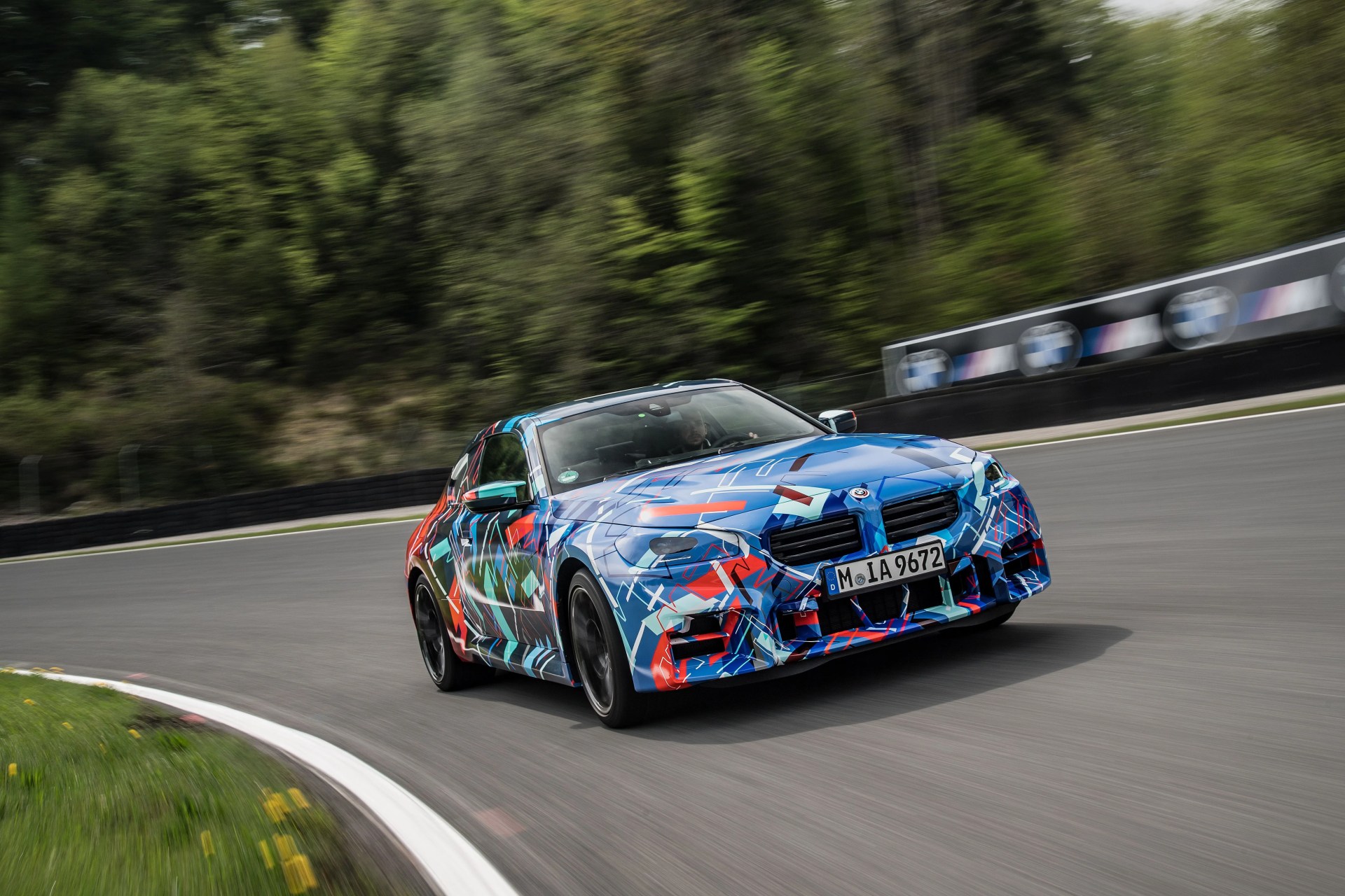 bmw m2 testing on track at austria