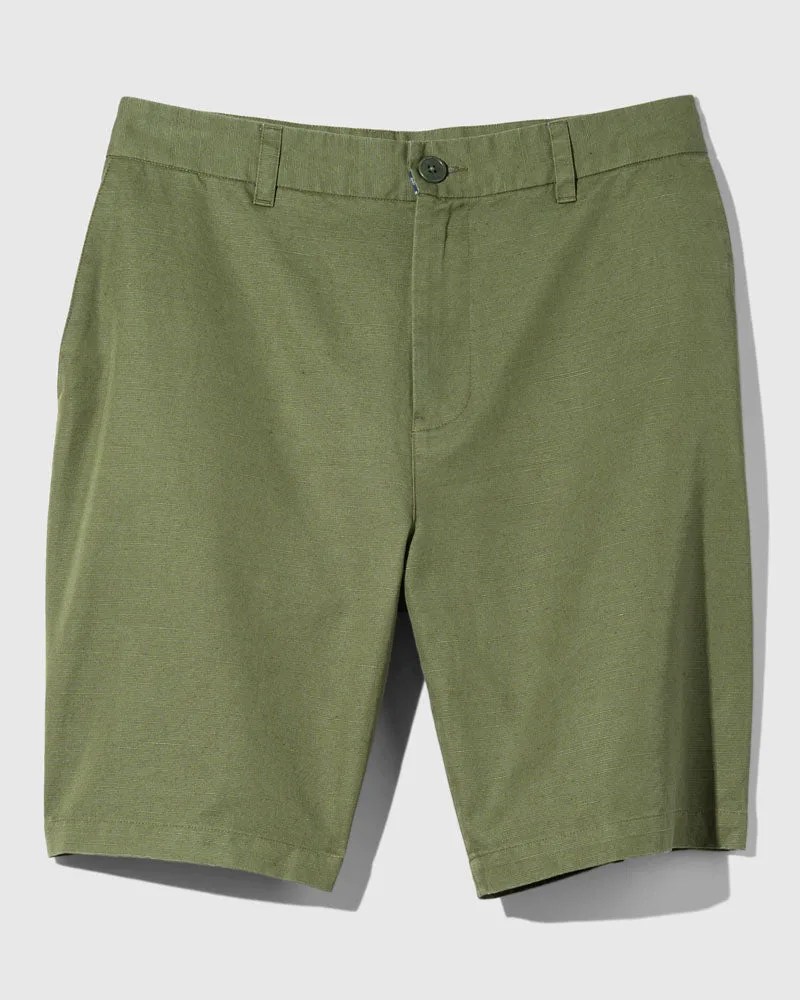 Natural Canvas Short - 9"