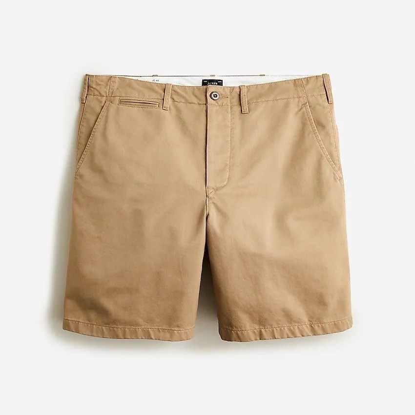 Wallace & Barnes 8" officer chino short
