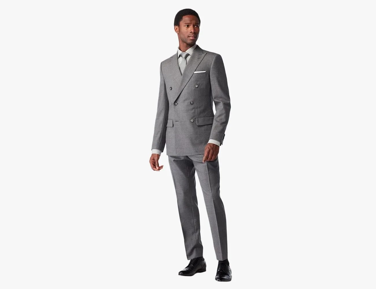 Indochino Howell Wool Stretch Gray Suit