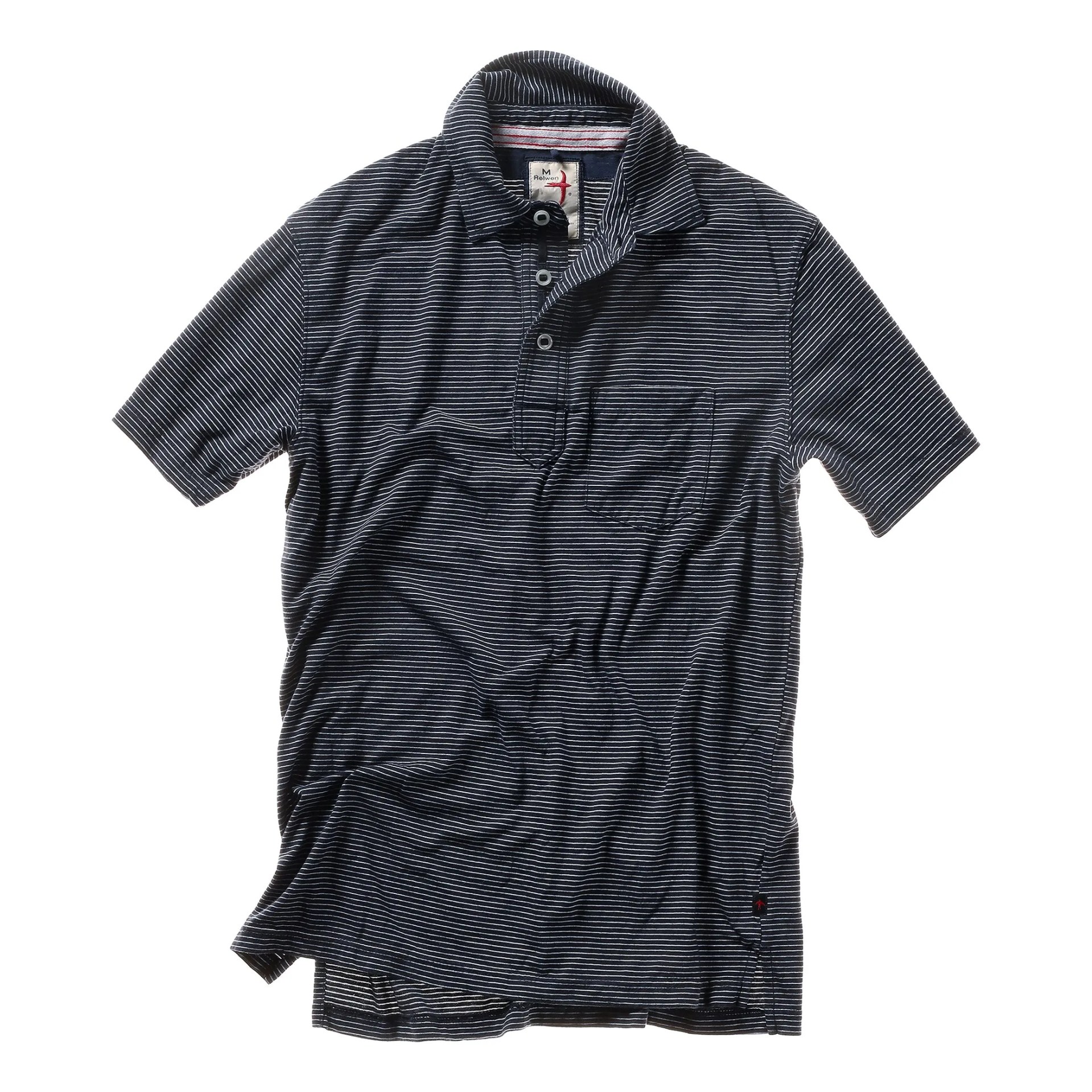 Relwen Jersey Stripe Polo