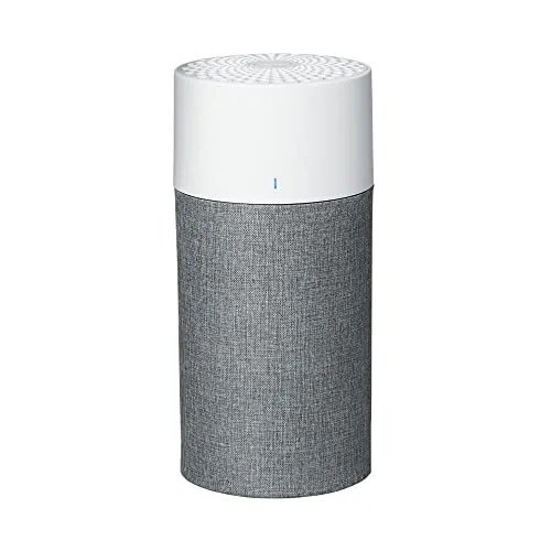 BLUEAIR Air Purifier for Home Large Room up to 912sqft, HEPASilent 18dB, Wildfire, Removes 99.97% of Smoke Allergens Dust Mold Pet Hair Odor Virus Bacteria Down to 0.1 Micron, Blue 411 Auto, Gray