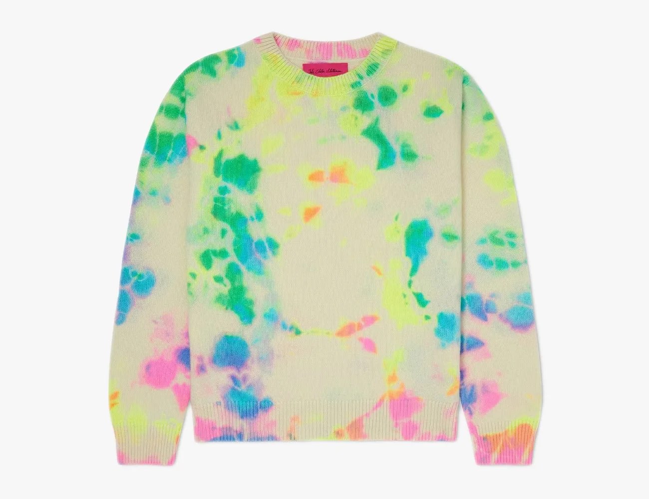 The Elder Statesman Tie-Dyed Crewneck Sweater