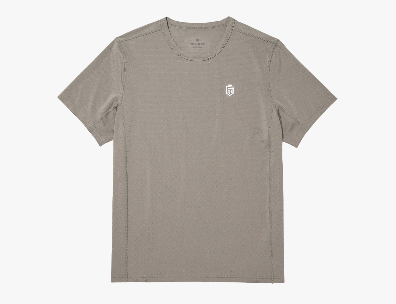 greatness wins tee shirt in tan