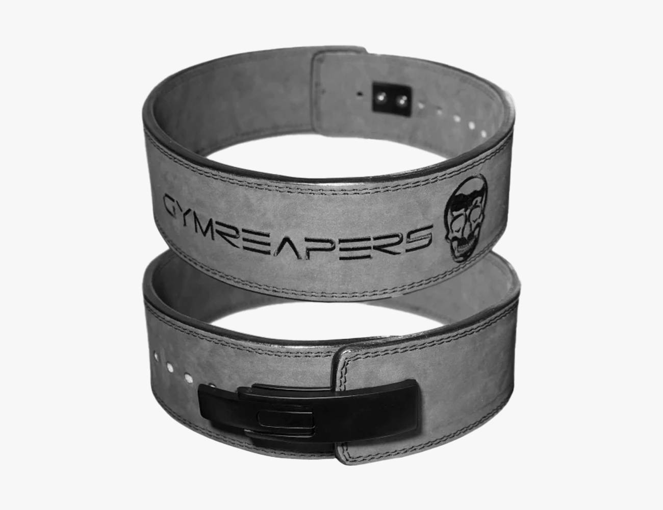 gymreapers 10mm lever belt in grey