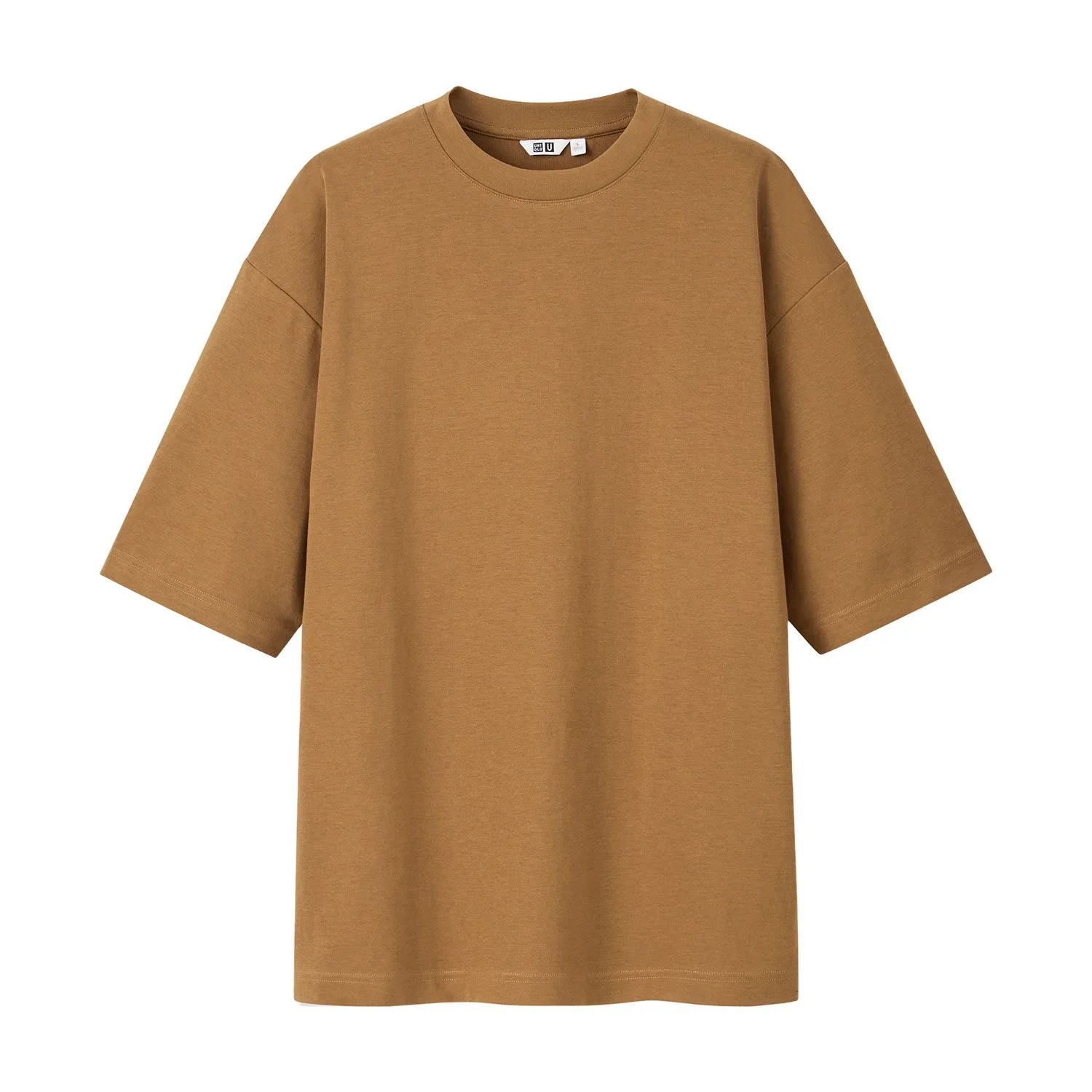 U AIRism Cotton Oversized Crew Neck T-Shirt