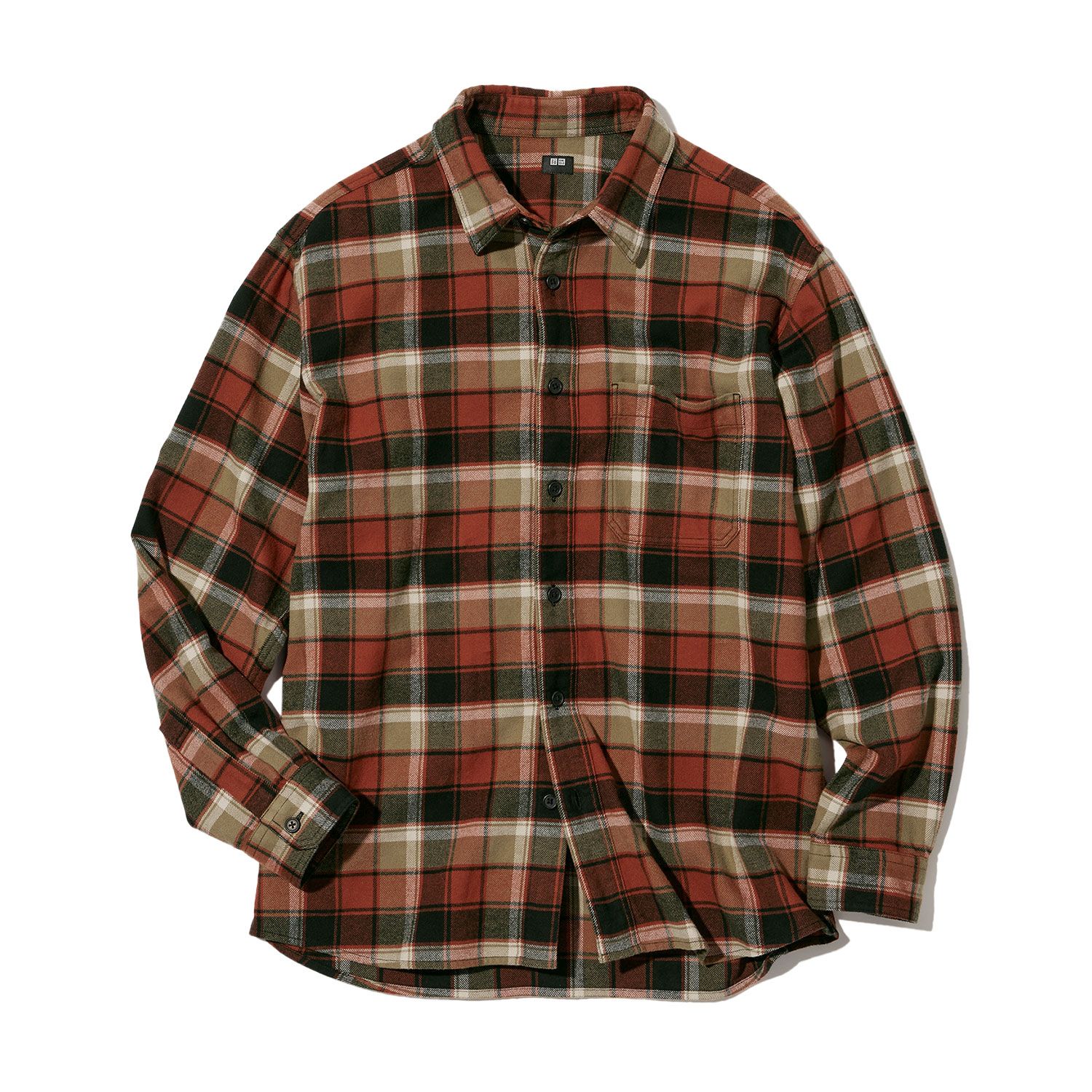 Flannel Checked Long-Sleeve Shirt