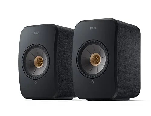 kef lsx ii wireless hifi speaker system carbon black