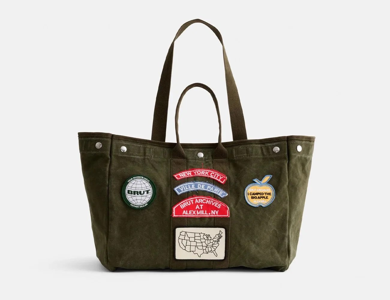 alex mill x brut vintage tote bag