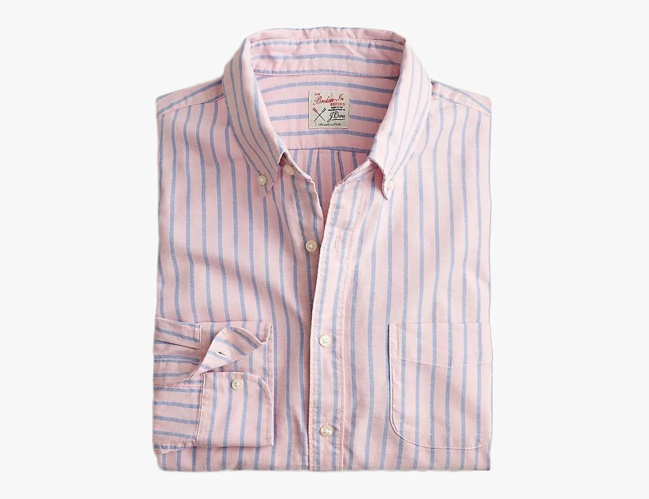 broken in organic cotton oxford shirt