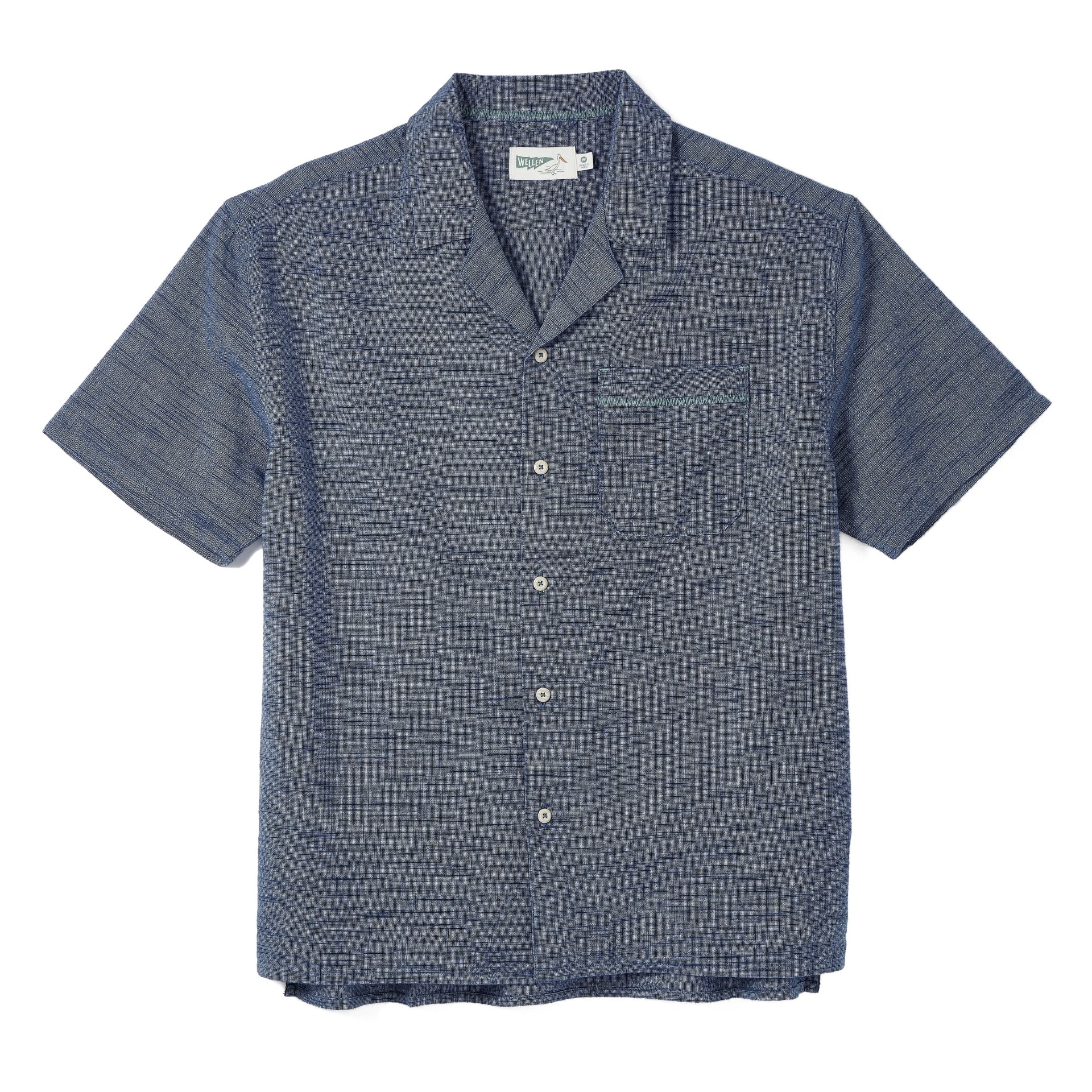 organic slub camp shirt