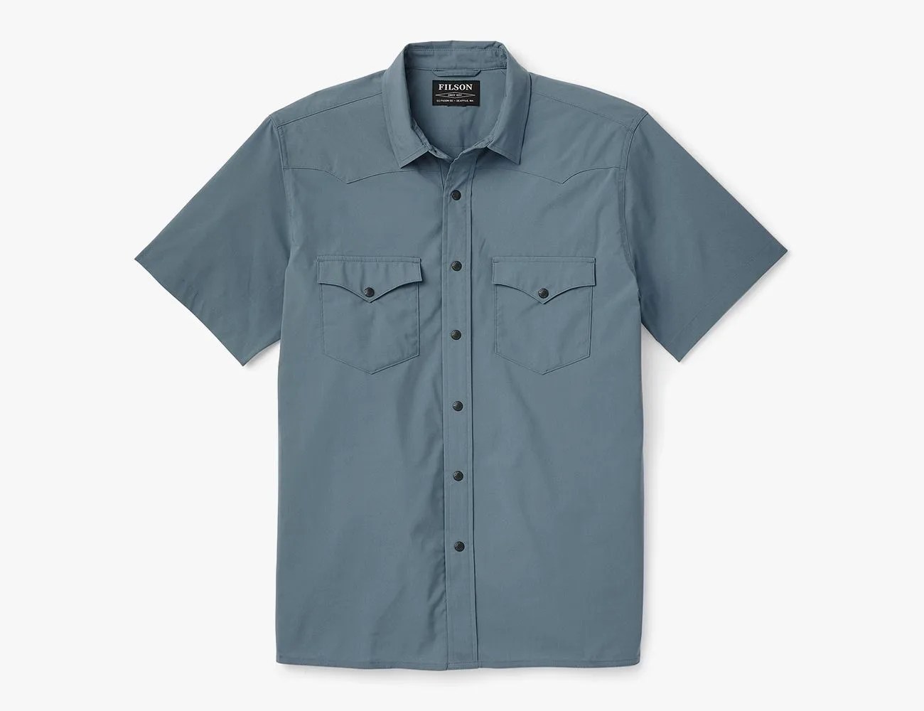 filson short sleeve snap front shirt