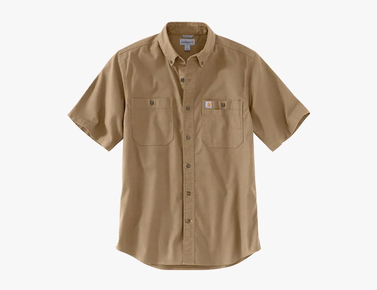 carhartt rugged flex rigby short sleeve work shirt