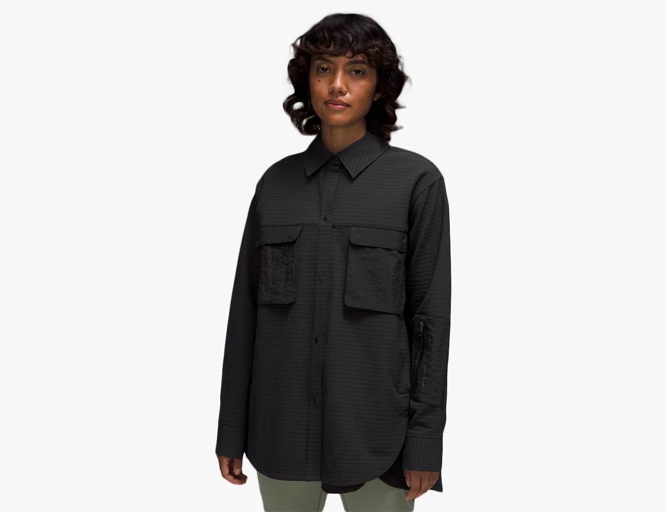 Lululemon Grid Fleece Hiking Overshirt