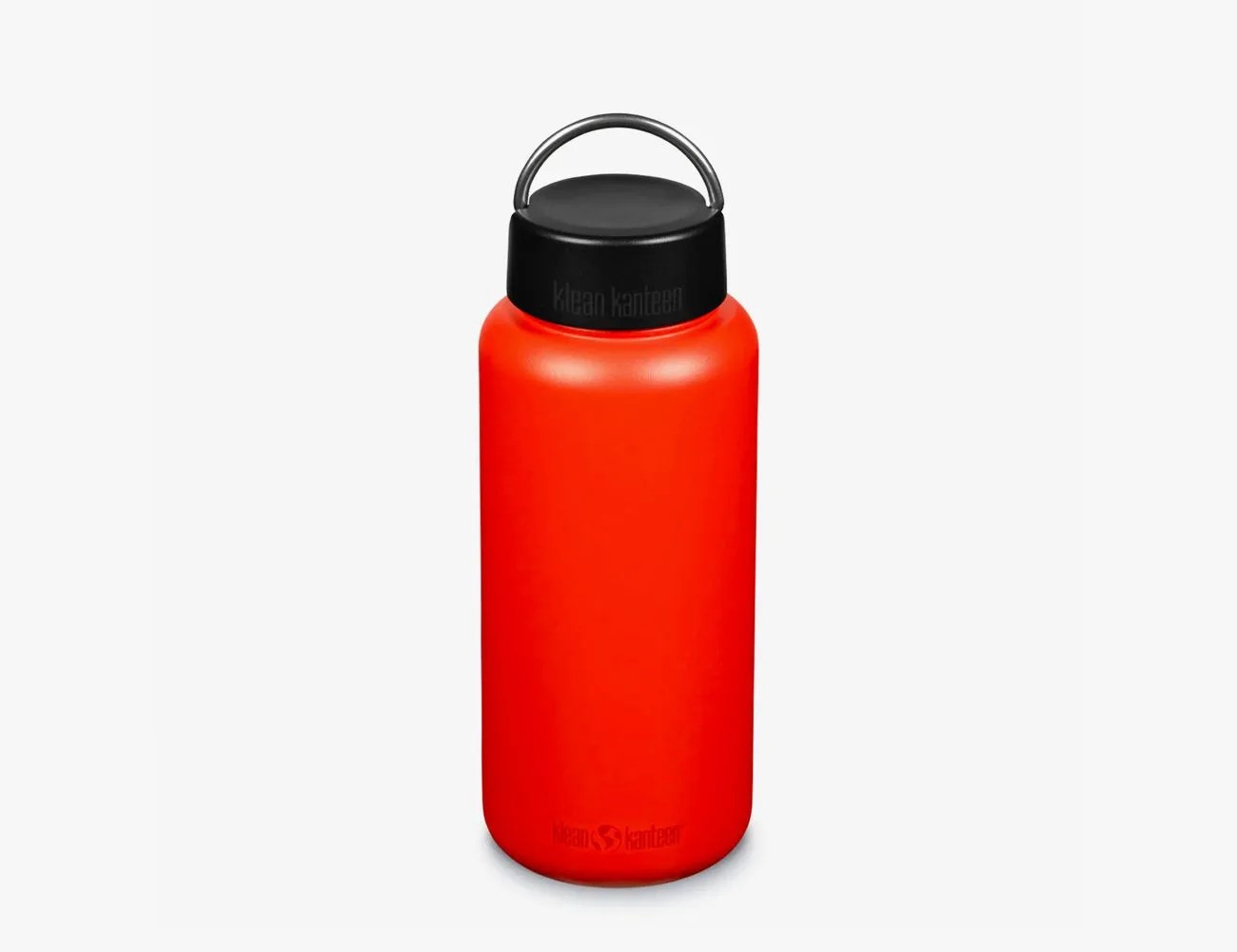 40 oz wide water bottle with loop cap klean kanteen