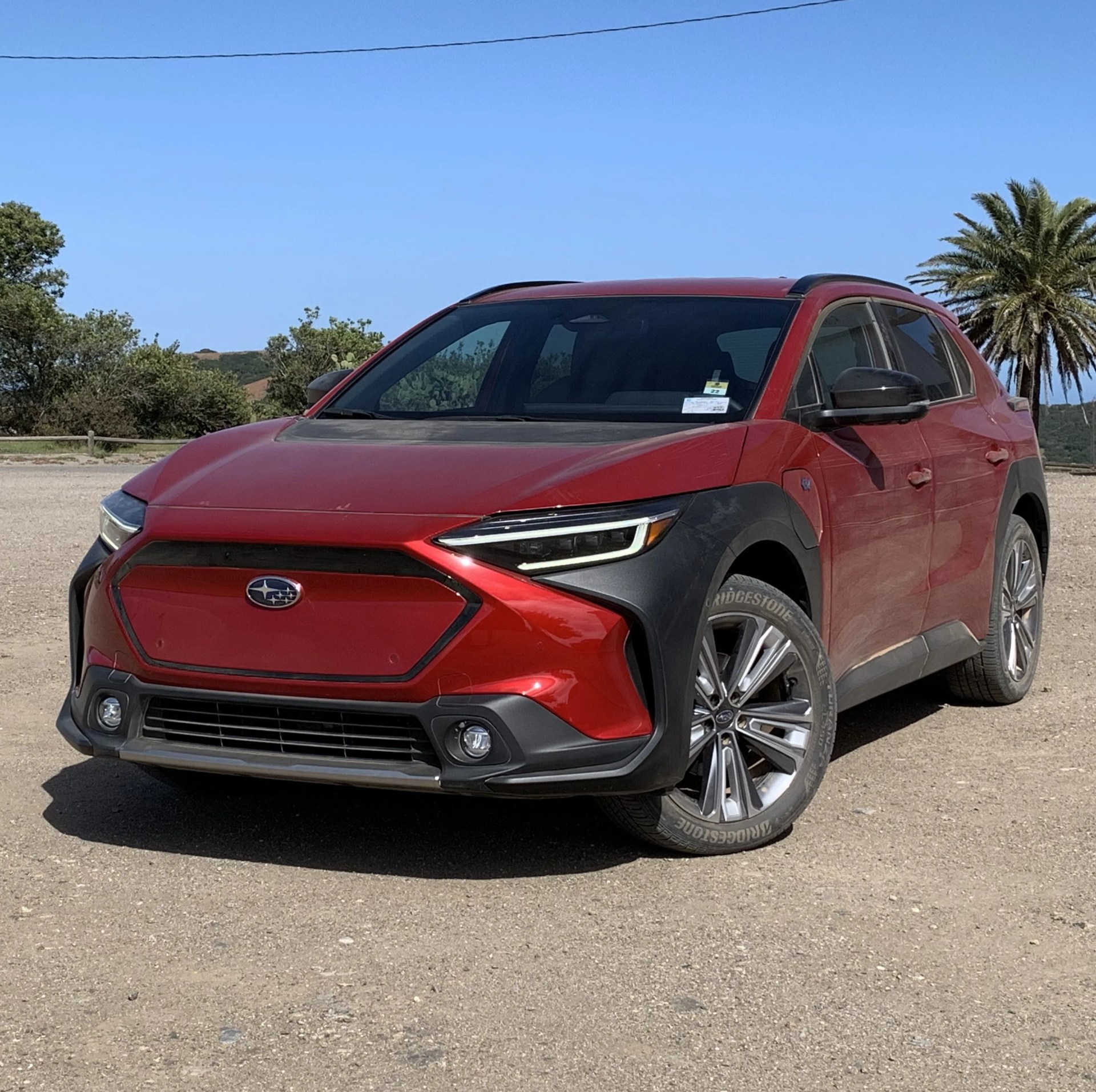 2023 subaru solterra ev on catalina island
