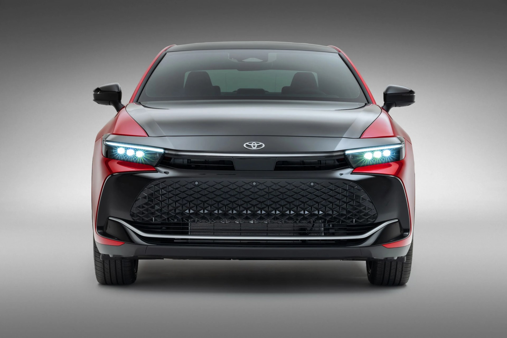 rendered shot of the new toyota crown sedan