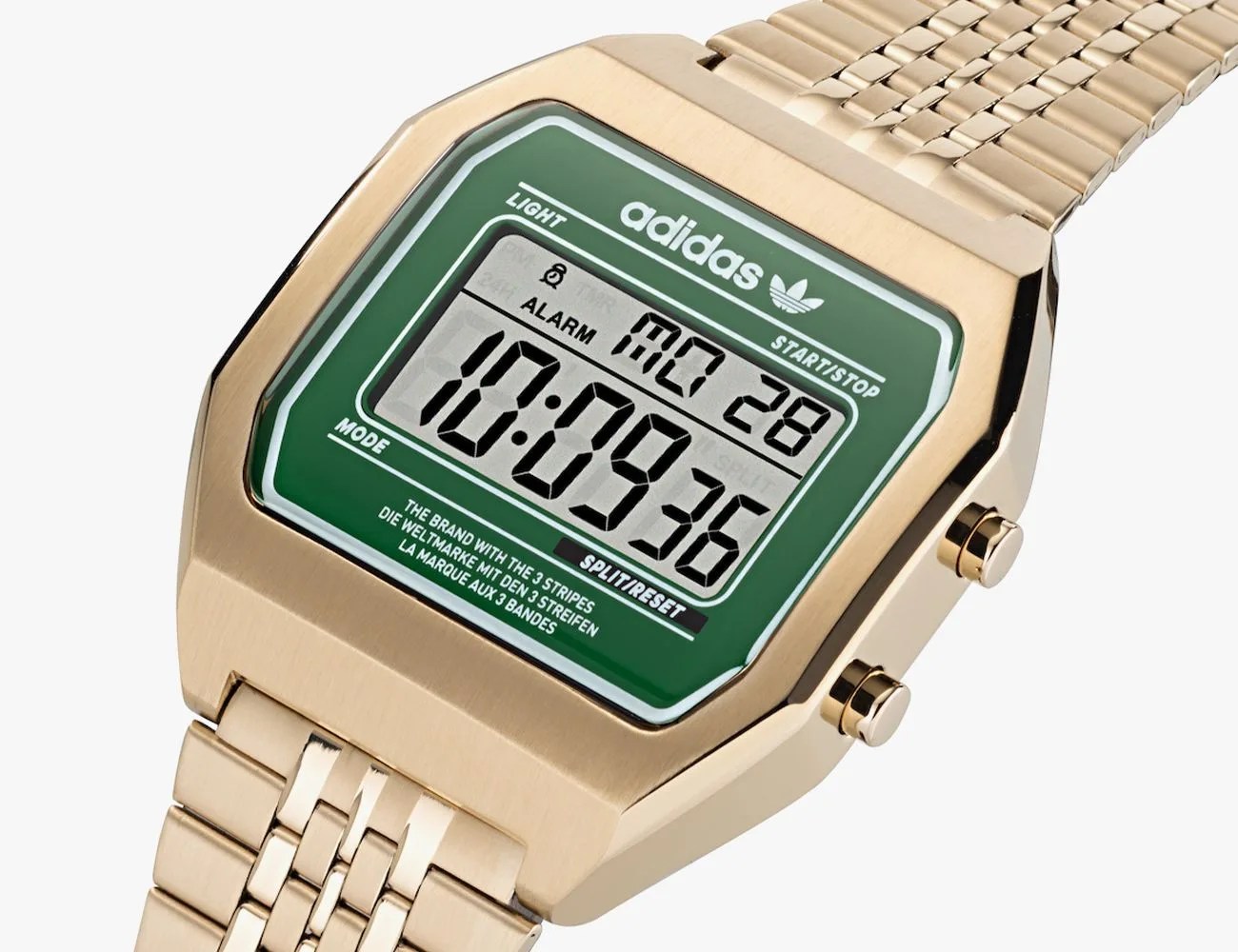 gold adidas watch