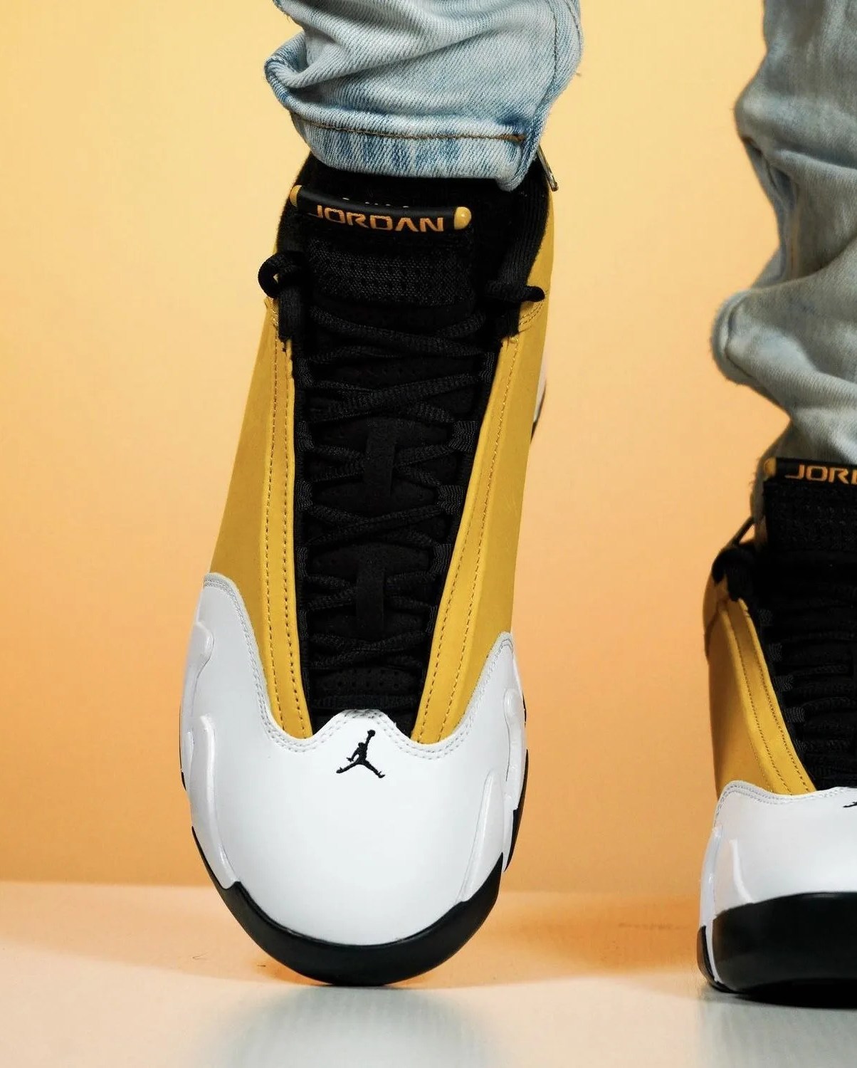 air jordan 14 sneaker in ginger
