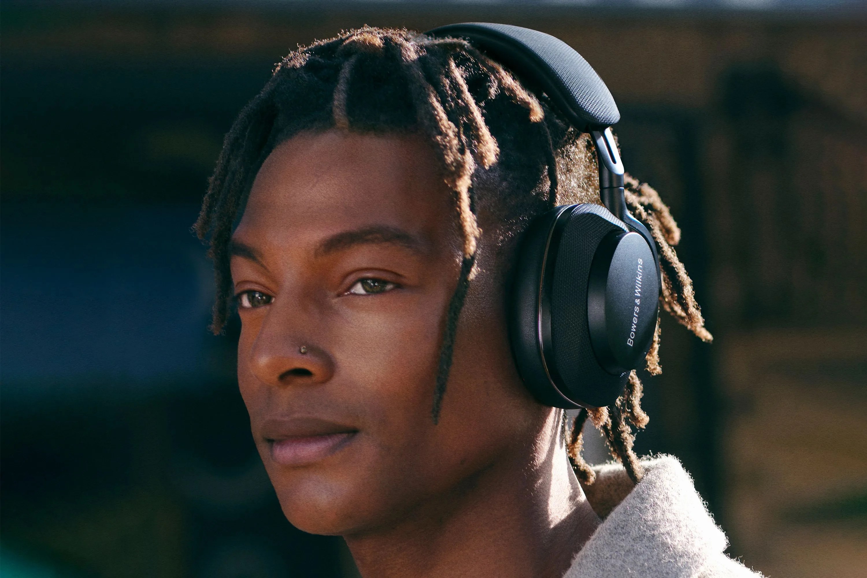 man wearing headphones