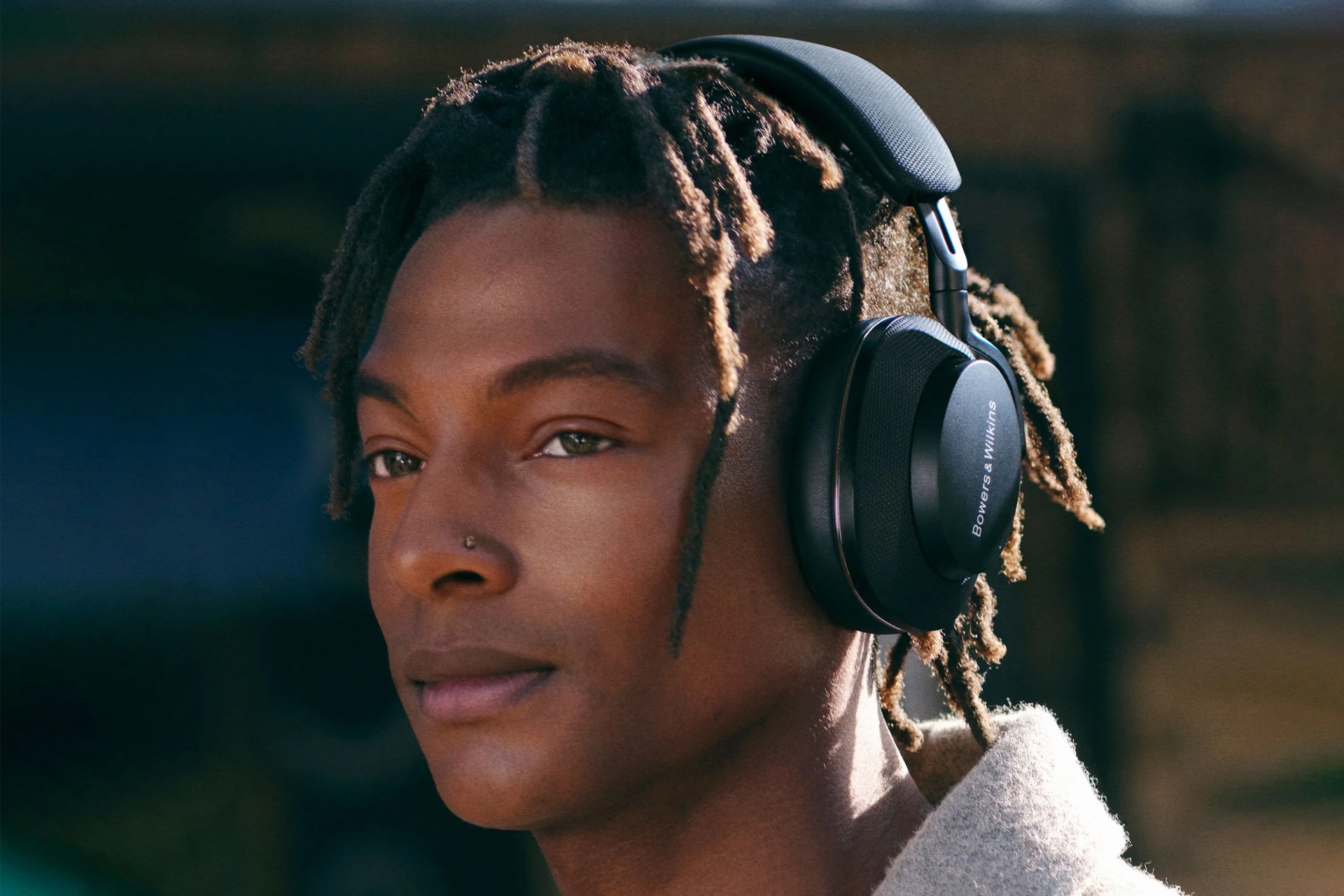 man wearing headphones