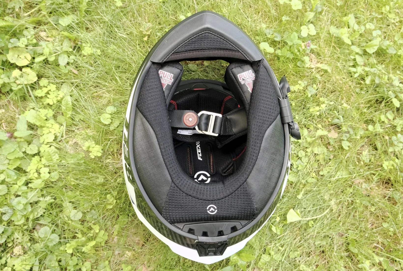 bell race star flex helmet upside down