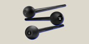 thee different steel maces