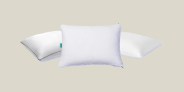 three white pillows